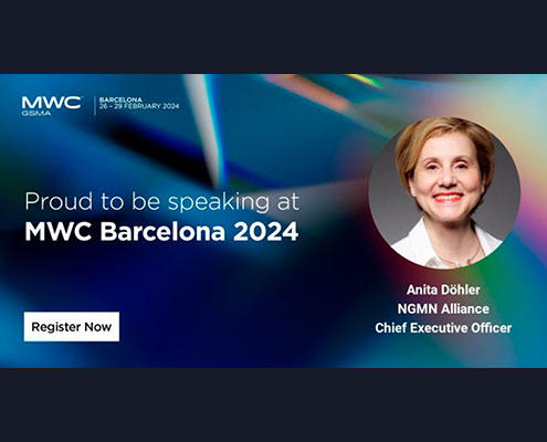 Cover image of the Go Cloud or Go Home session at MWC Barcelona 2024 with Anita Döhler