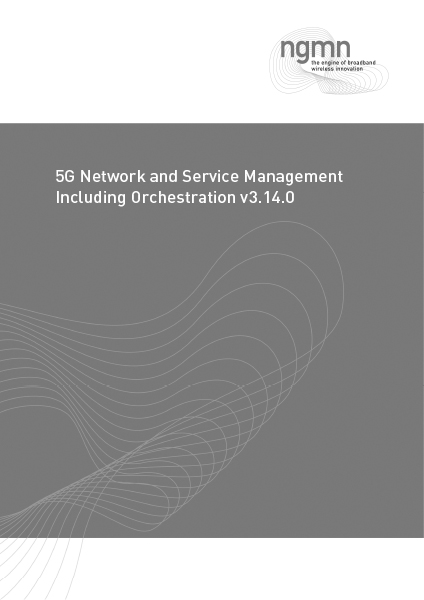 190312 5G Network and Service Management  including Orchestration 3.14.0