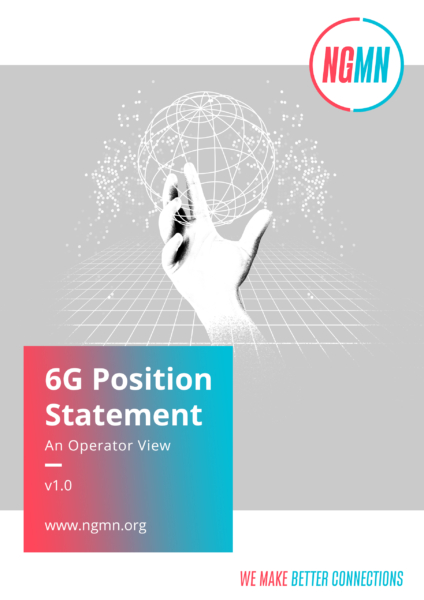 Publication 6G Position Statement - An Operator View Cover