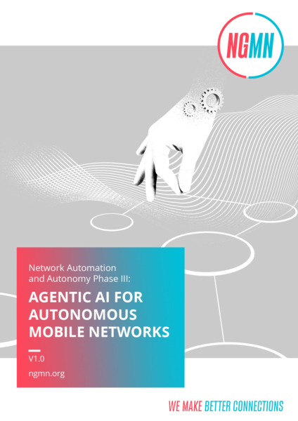 NGMN Network automation and autonomy phase 3
