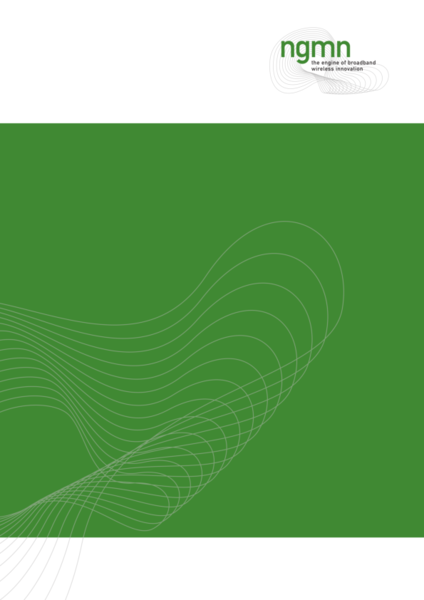 NGMN Publication
