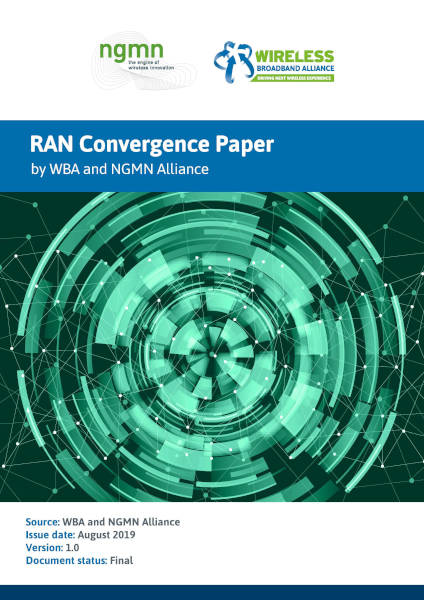 Joint NGMN/WBA RAN Convergence White Paper